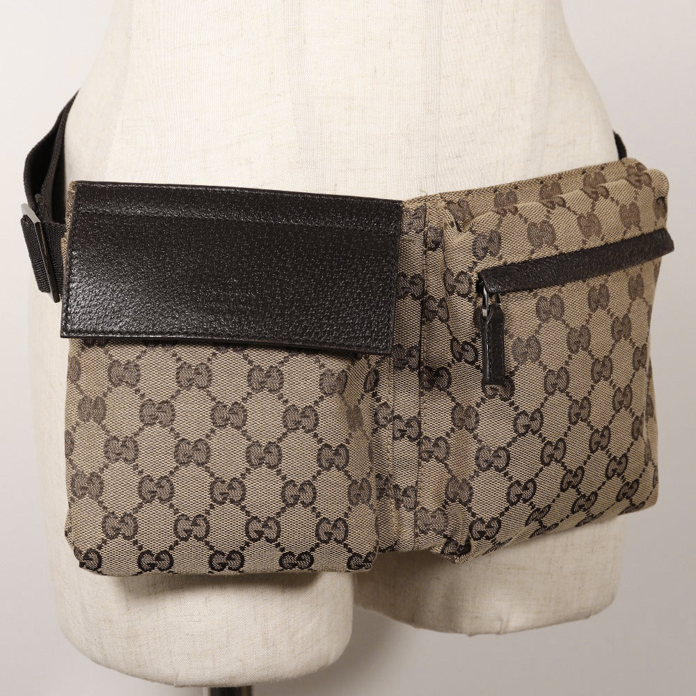 Gucci canvas bum bag best sale