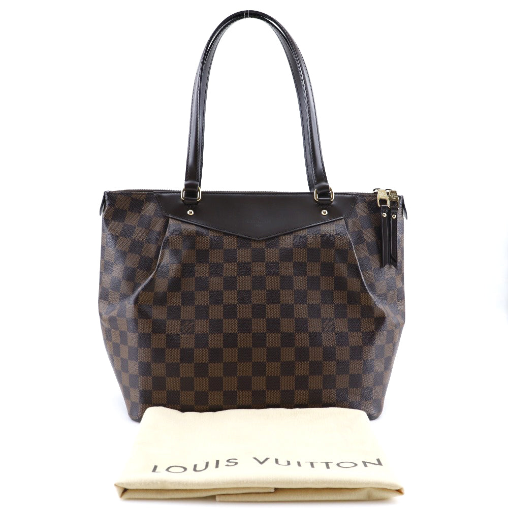 LOUIS VUITTON Tote Bag N41103 Damier canvas Brown Westminster GM Women Used Authentic