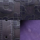 GUCCI Tote Bag Horsebit Calfskin 145769 purple Women Used Authentic
