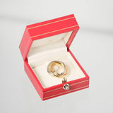 CARTIER Ring Fine jewelry Trinity 7 stations K18 gold, YG PG WG gold Women Used Authentic