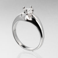 BVLGARI Ring Fine jewelry 0.304ct/VS1/F/VG Corona solitaire Pt950 Platinum, Diamond WG Women Used Authentic