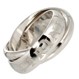 CARTIER Ring Fine jewelry Christmas 1998 Trinity K18 white gold WG Women Used Authentic