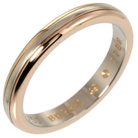 CARTIER Ring Three color Louis Cartier Vendome K18 gold, YG PG WG gold Women Used Authentic