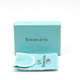 Tiffany & Co. Ohrring Apfel Silber925 ピアス Silber Frauen verwendeten authentisch