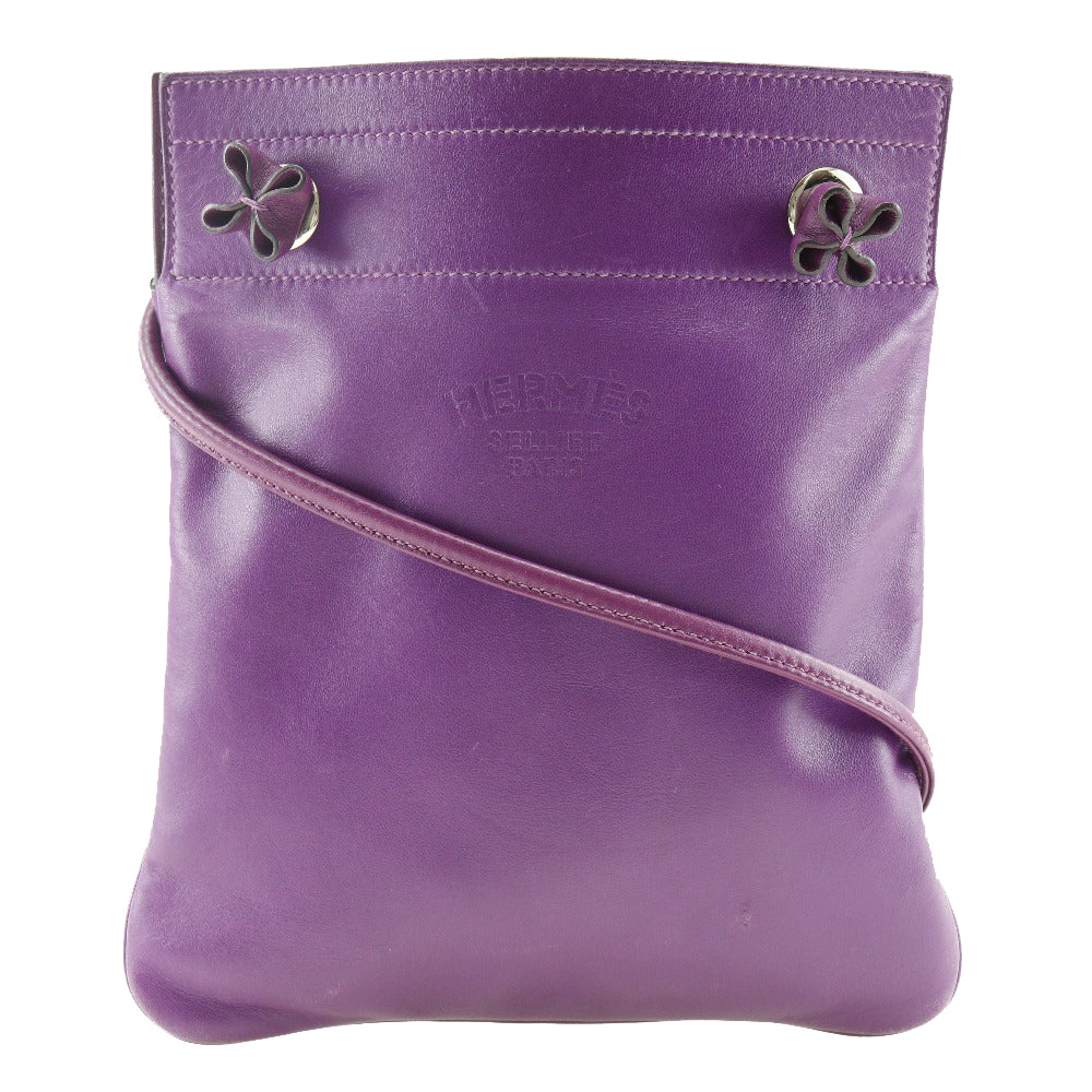 HERMES Shoulder Bag Vaux Swift purple Aline Mini Women Used Authentic