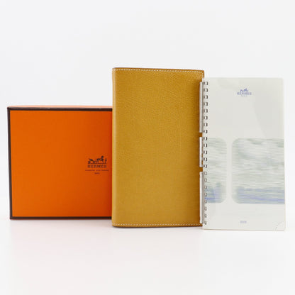 HERMES Notebook cover Shave yellow Agenda Vision