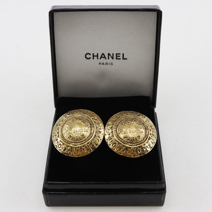 CHANEL Earring Plated Gold gold 31 RUE CAMBON COCO Mark