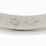 CARTIER Ring Knife edge Pt950Platinum Silver Women Used Authentic