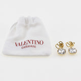 Valentino Garavani Pierce Crystal, 도금 금 골드 여성을 사용한 정통