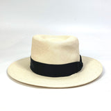 CHANEL hat hat straw hat CC COCO Mark Grosgrain Ribbon 19V straw beige Women Used Authentic