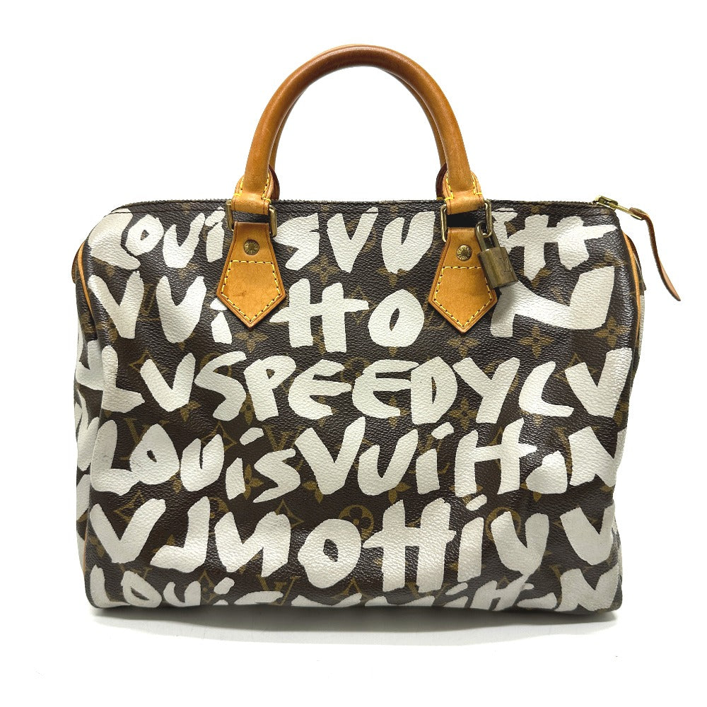 LOUIS VUITTON Handbag M92195 MonogramGraffitiCanvas Brown Monogram graffiti Speedy 30 Women Used Authentic