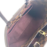 LOUIS VUITTON Handbag 2WAY Shoulder Bag Tote Bag Damier Brompton Damier canvas N41582 Brown Women Used Authentic