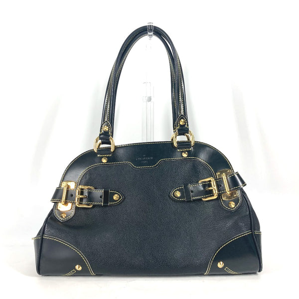 LOUIS VUITTON Handbag Bag Shoulder Bag Suhari studs Radiu Suhari leather M95623 black Women Used Authentic