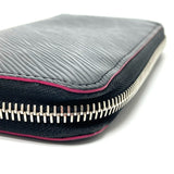 LOUIS VUITTON Long Wallet Purse M64838 Epi Leather Epi Zippy wallet Women Used Authentic