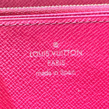 LOUIS VUITTON Long Wallet Purse M64838 Epi Leather Epi Zippy wallet Women Used Authentic