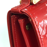 LOUIS VUITTON Handbag M91135 Monogram Vernis Red Monogram Vernis Spring Street PM Women Used Authentic