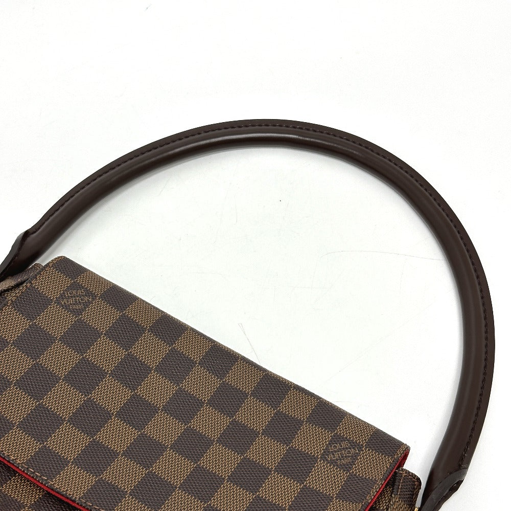 LOUIS VUITTON Tote Bag N51158 Damier canvas Brown Damier Mini Looping Women Used Authentic