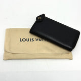 LOUIS VUITTON Long Wallet Purse M63102 Taurillon Clemence Leather black Portefeuille comet Women Used Authentic