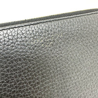 LOUIS VUITTON Long Wallet Purse M63102 Taurillon Clemence Leather black Portefeuille comet Women Used Authentic