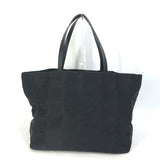 CHANEL Tote Bag Handbag Shoulder Bag CC COCO Mark New Travel Line MM Nylon / leather A15991 black Women Used Authentic
