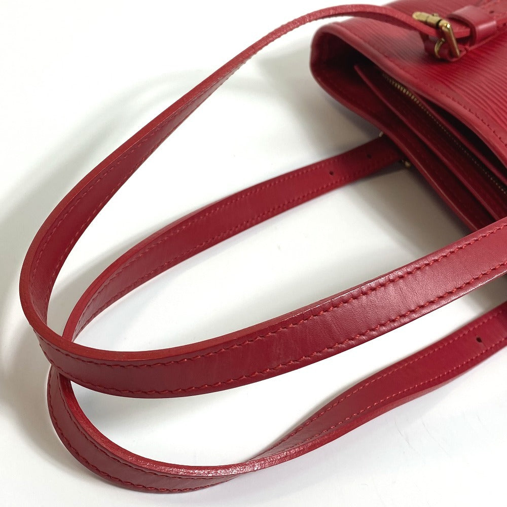 LOUIS VUITTON Shoulder Bag M5899E Epi Leather Red Epi Petit BucketPM Women Used Authentic