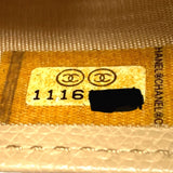 CHANEL Long Wallet Purse Bifold Wallet CC COCO Mark W Hook Wallet  leather A20905 beige Women Used Authentic