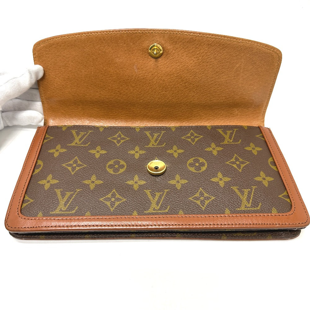 LOUIS VUITTON Clutch bag M51812 Monogram canvas Brown Monogram Pochette Dam PM Women Used Authentic