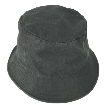 CELINE hat AU5B968P cotton black Hat Hat Bucket Hat Bob Hat logo mens L Used Authentic