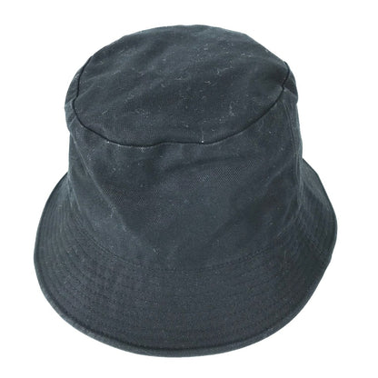 CELINE hat AU5B968P cotton black Hat Hat Bucket Hat Bob Hat logo mens L Used Authentic