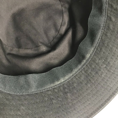 CELINE hat AU5B968P cotton black Hat Hat Bucket Hat Bob Hat logo mens L Used Authentic