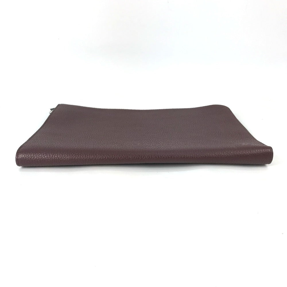 LOUIS VUITTON Clutch bag M53217 Taurillon Clemence Leather Brown Pochette Jules GM mens Used Authentic