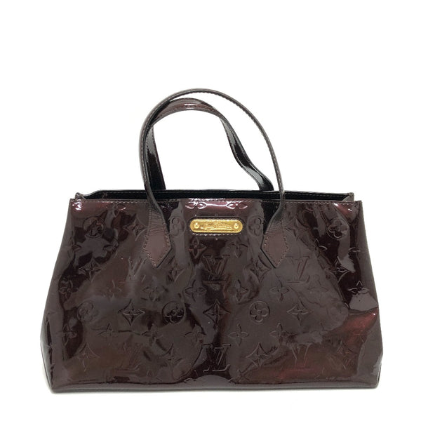 LOUIS VUITTON Handbag Tote Bag Wilsher PM Monogram Vernis M93641 wine-red Women Used Authentic