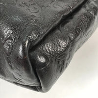 GUCCI Shoulder Bag Crossbody bag pochette Guccisima GG Sima leather 223666 Dark brown mens Used Authentic