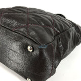 CHANEL Shoulder Bag Handbag Semi Shoulder cc COCO Mark Paris Biarritz PM Coated canvas, leather Purple type Women Used Authentic