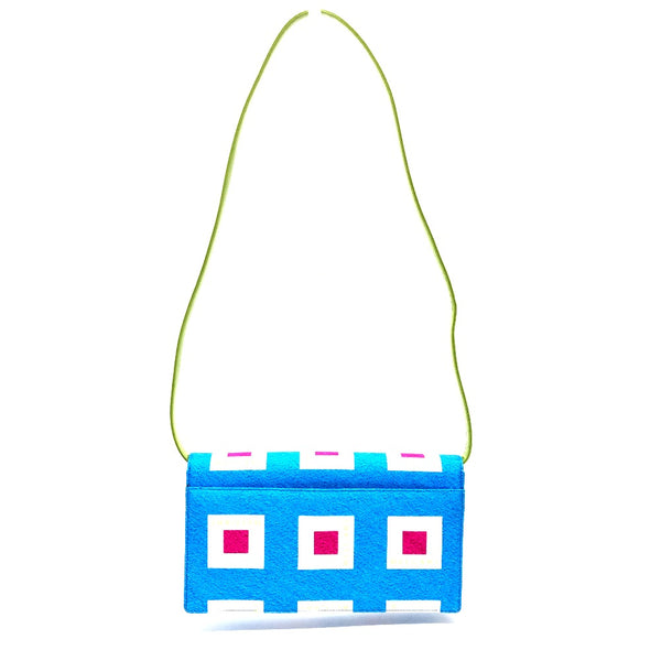 BVLGARI Shoulder Bag 2WAY Bag Clutch Bag Crossbody Bag Shoulder Bag Bag Overall handle Leather / nylon blue Women Used Authentic
