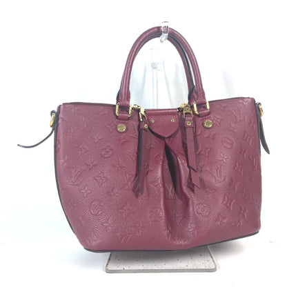 LOUIS VUITTON Tote Bag M43215 Monogram Ann Platt Leather purple Monogram Ann Platt Mazarine PM