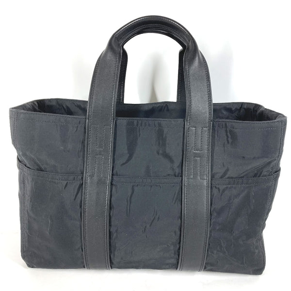 HERMES Tote Bag bag handbag shoulder bag Akapu Luco MM Nylon black Women Used Authentic