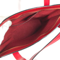 LOUIS VUITTON Shoulder Bag Shoulder bag Tote Bag Epi Sunjack shopping Epi Leather M52267 Red Women Used Authentic