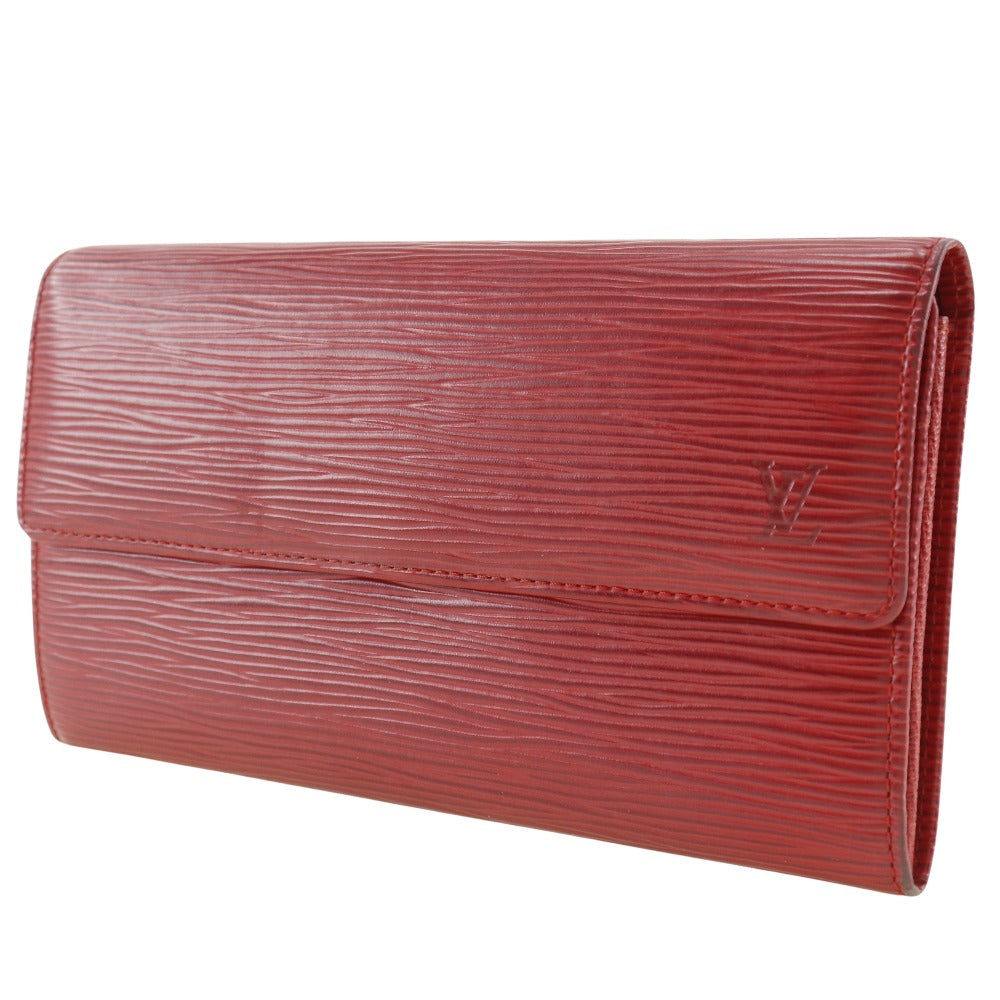 Louis Vuitton Epi Porte Feuille Sarah purchases Leather Long Bifold Wallet