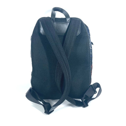 Berluti Backpack Leather / nylon black Multi Scritto Volume Backpack mens Used Authentic