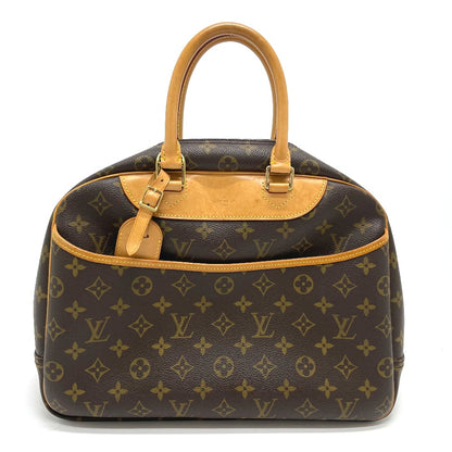 LOUIS VUITTON Boston Duffel bag M47270 Monogram canvas Brown Monogram Deauville Women Used Authentic