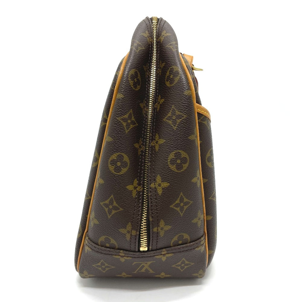 LOUIS VUITTON Boston Duffel bag M47270 Monogram canvas Brown Monogram Deauville Women Used Authentic