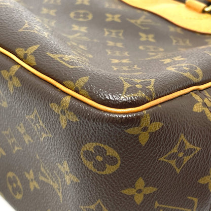 LOUIS VUITTON Boston Duffel bag M47270 Monogram canvas Brown Monogram Deauville Women Used Authentic