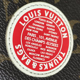 LOUIS VUITTON Long Wallet Purse M62616 Monogram canvas Brown Monogram Summer Trunk Zippy wallet Women Used Authentic