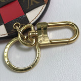LOUIS VUITTON key ring M68657 Monogram canvas multicolor portocre monogram check Key ring Women Used Authentic