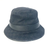GUCCI hat Hat Hat Bucket Hat Bob Hat GG Bucket hat GG canvas 576587 black mens Used Authentic