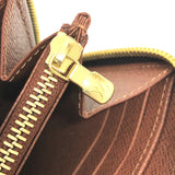 LOUIS VUITTON Long Wallet Purse M42616 Monogram canvas Brown Monogram Zippy wallet Women Used Authentic
