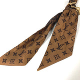 LOUIS VUITTON charm bag accessories key chain Monogram Bag Charm/Chain Fural silk M01354 Brown Women Used Authentic