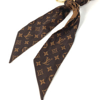 LOUIS VUITTON charm M01354 silk Brown Monogram Bag Charm/Chain Fural Women Used Authentic