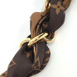 LOUIS VUITTON charm bag accessories key chain Monogram Bag Charm/Chain Fural silk M01354 Brown Women Used Authentic